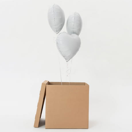 Balony na prezent z personalizowan kartk PREZENT ROCZNICOWY