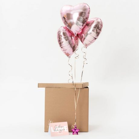 Bukiet balonów + kartka personalizowana LOVE prezent na odległość