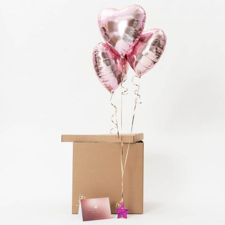 Bukiet balonowy + personalizowana kartka NOWOCZESNY PREZENT NA LUB