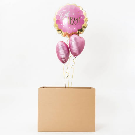 Bukiet balonowy z personalizowan kartk PREZENT DLA PRZYSZYCH RODZICW
