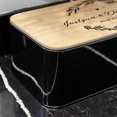 Personalizowany chlebak czarny PREZENT NA LUB