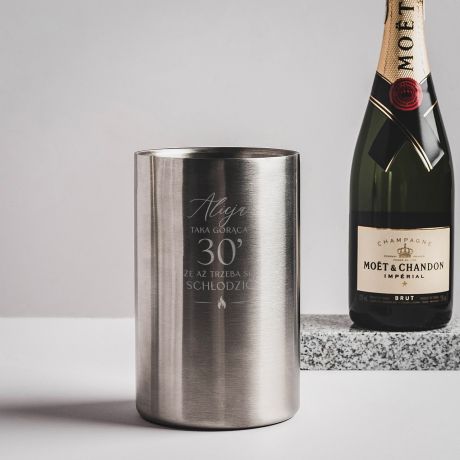 Cooler do szampana PREZENT URODZINOWY NA 30