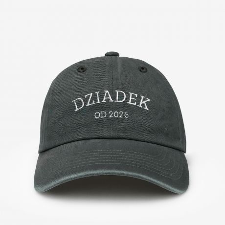 Czapka z haftem PREZENT DLA M�ODEGO DZIADKA czapka z daszkiem czapka na prezent prezent dla dziadka