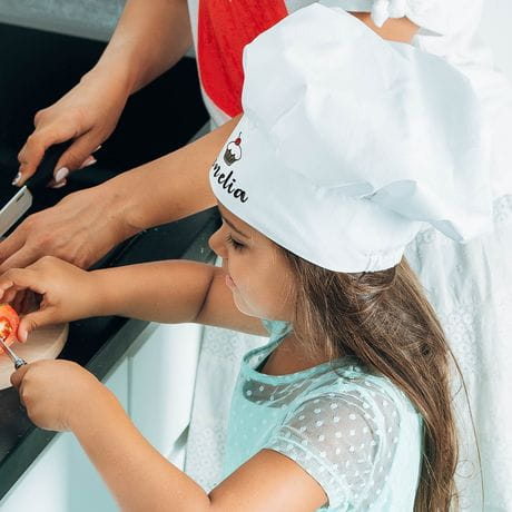 Czapka kucharska budyniwka PREZENT DLA DZIECKA z imieniem