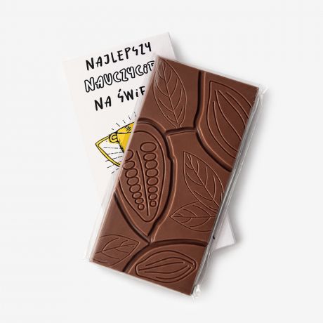 Czekolada dla nauczyciela NAJLEPSZY NAUCZYCIEL prezent na dzie� nauczyciela prezent dla nauczyciela