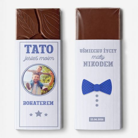 Czekolada dla taty ze zdj�ciem BOHATER