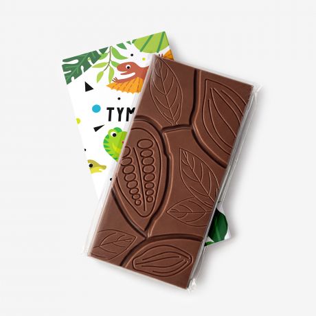 Czekolada mleczna z dedykacj� PREZENT DLA MI�O�NIKA DINOZAUR�W