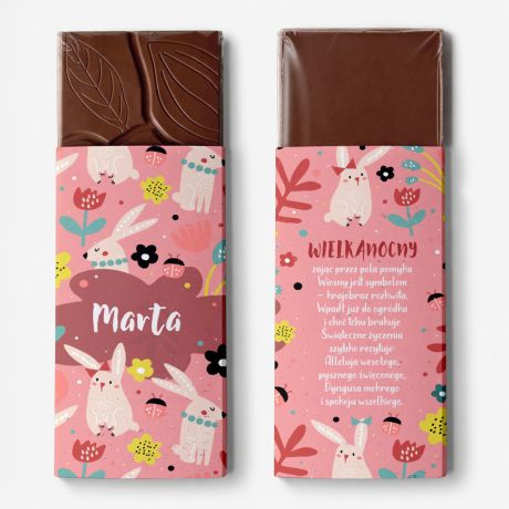 Czekolada na Wielkanoc ZAJ�CZEK upominek dla dziewczynki