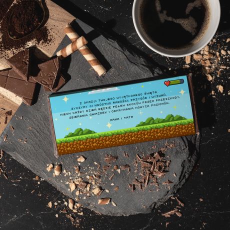 Personalizowana czekolada na Dzie Dziecka SUPERSYN 