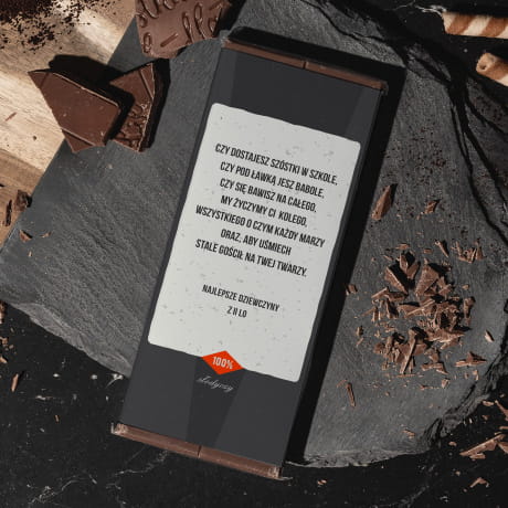 Personalizowana czekolada NA DZIE CHOPAKA prezent na Dzie Chopaka prezent dla chopaka