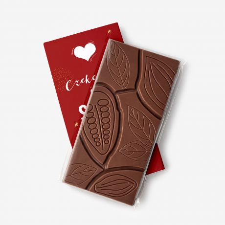 Czekolada personalizowana prezent na Walentynki dla dziewczyny