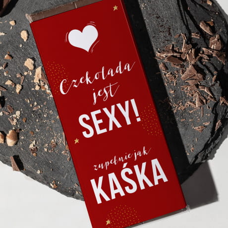 Czekolada personalizowana SEXY CZEKOLADA prezent na Walentynki