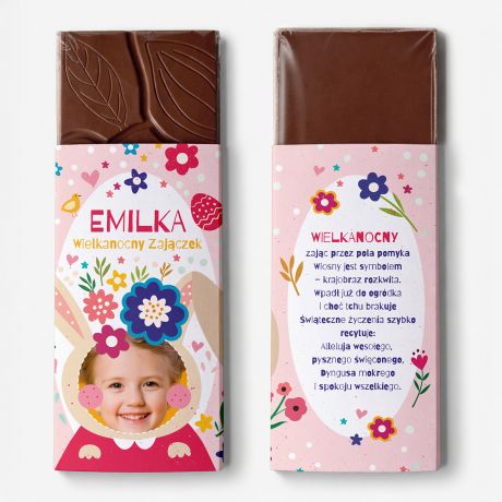 Czekolada wielkanocna ZAJ�CZEK upominek wielkanocny dla dziewczynki