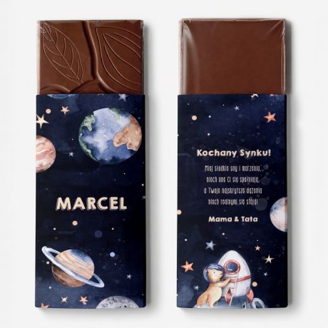 Czekolada z imieniem PLANETY prezent dla ma�ego fana kosmosu