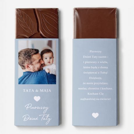 Czekolada ze zdj�ciem PREZENT NA PIERWSZY DZIE� TATY czekolada personalizowana prezent dla taty