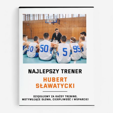 Czekoladki ze zdjciem PREZENT DLA TRENERA KOSZYKWKI