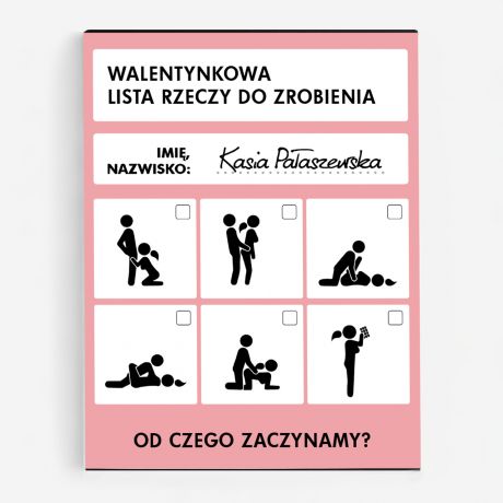 Czekoladki belgijskie JEJ WALENTYNKI mieszny prezent na Walentynki