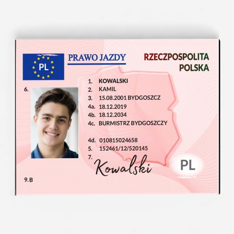 Czekoladki belgijskie PRAWKO prezent na zdanie prawa jazdy