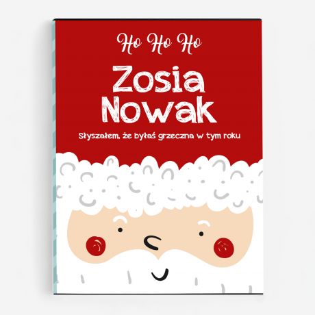 Czekoladki na Mikoajki HO HO HO prezent na mikoajki