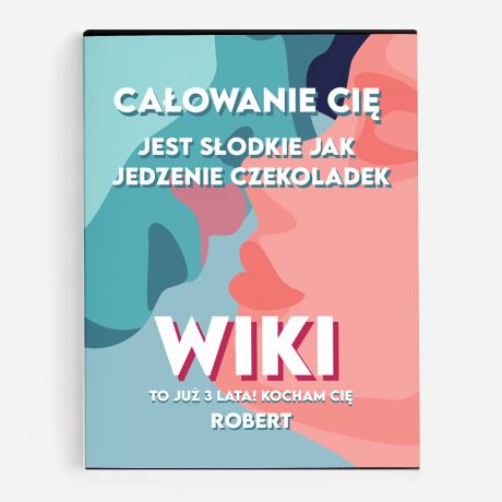 Czekoladki personalizowane PREZENT NA ROCZNIC PIERWSZEJ RANDKI