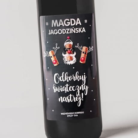 Czerwone wino na PREZENT WITECZNY wino na wita prezent dla dziewczyny na wita