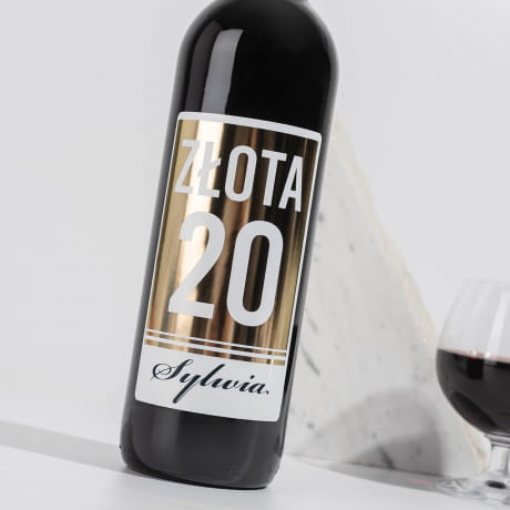 Czerwone wino na prezent ZOTA 20