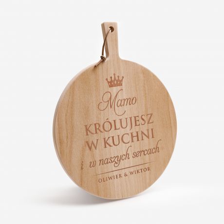 Deska do pizzy 35 cm PREZENT DO KUCHNI DLA MAMY