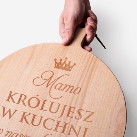 Deska do pizzy 35 cm PREZENT DO KUCHNI DLA MAMY