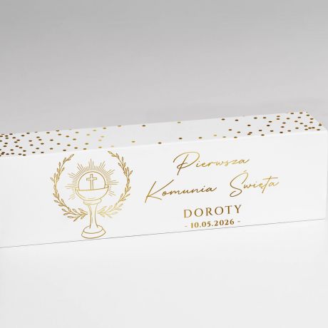 Elegancki D�UGOPIS NA KOMUNI� w poz�acanej obwolucie d�ugopis na komuni� prezent na komuni� elegancki d�ugopis