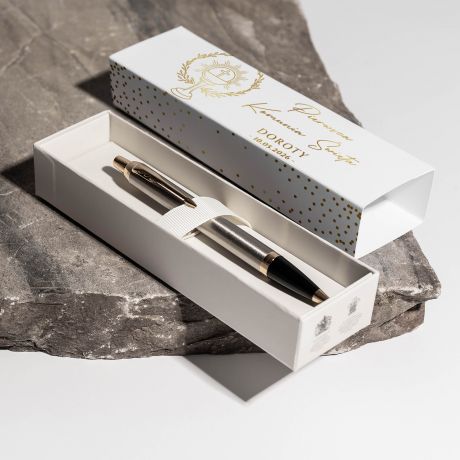 Elegancki D�UGOPIS NA KOMUNI� w poz�acanej obwolucie d�ugopis na komuni� prezent na komuni� elegancki d�ugopis