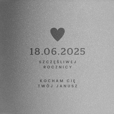 Doniczka personalizowana WANA DATA praktyczny prezent na rocznic lubu prezent na rocznic dla ony