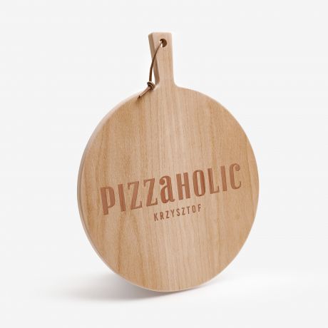 Drewniana deska do pizzy PREZENT DLA FANA PIZZY