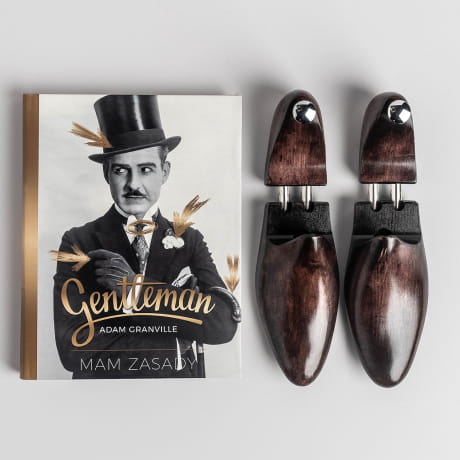 Prawidła do butów i książka Gentleman ELEGANCKI PREZENT rozm. 42-43