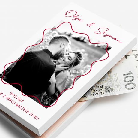Drewniane pude�ko na pieni�dze na �lub GRATULACJE prezent na �lub pude�ko na pieni�dze �lub personalizowane pude�ko