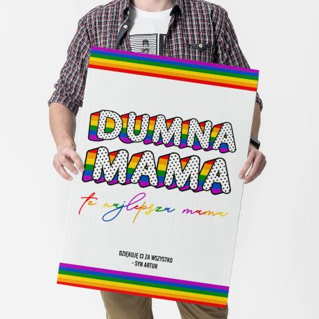 Du�a kartka dla mamy XXL DUMNA MAMA
