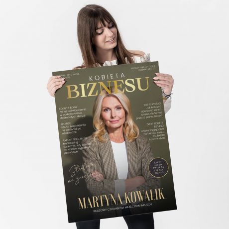 Du�a kartka dla szefowej prezent ze zdj�ciem xxl kartka personalizowana kartka ze zdj�ciem