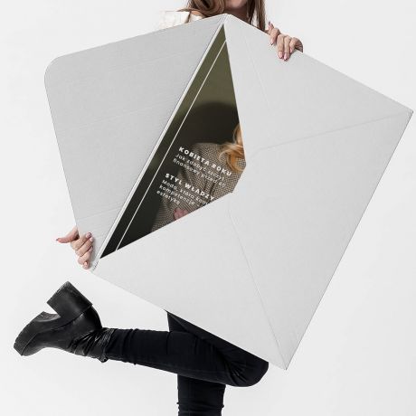 Du�a kartka dla szefowej FORBS prezent ze zdj�ciem xxl kartka personalizowana kartka ze zdj�ciem