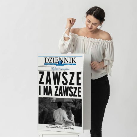 Dua kartka DZIENNIK - NA ZAWSZE prezent z okazji rocznicy prezent na rocznic lubu prezent na rocznic