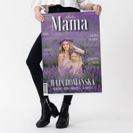 Du�a kartka MAGAZYN M�ODA MAMA upominek dla �wie�o upieczonej mamy