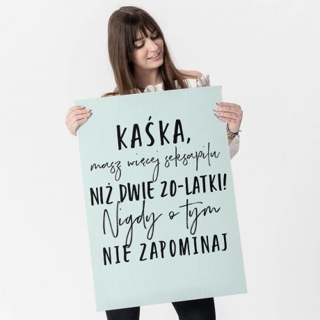 Du�a KARTKA NA 40 URODZINY DLA KOLE�ANKI XXL