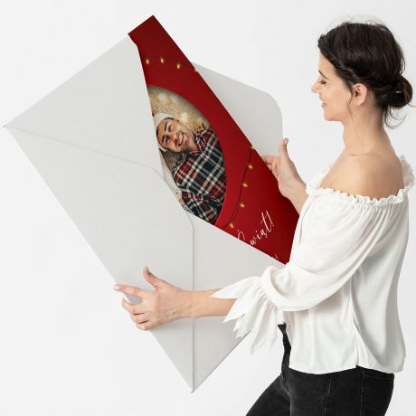 Dua kartka witeczna ze zdjciem PREZENT NA WITA DLA RODZINY