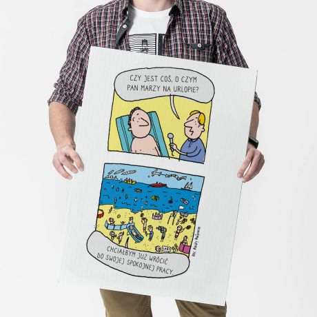 Du�a kartka urodzinowa dla kolegi z pracy URLOP