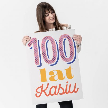 Du�a kartka urodzinowa XXL STO LAT!