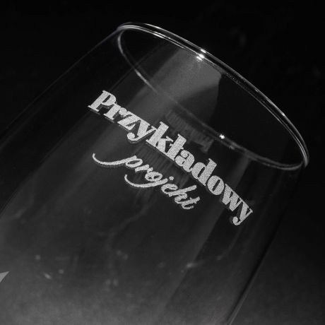 Du�e kieliszki z grawerem PREZENT NA ROCZNIC� �LUBU