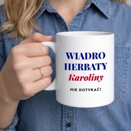 Du�y kubek na herbat� WIADRO