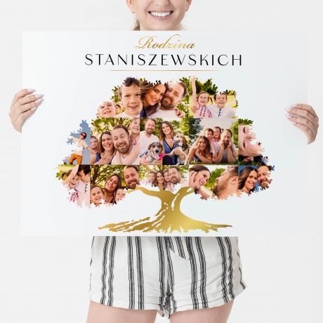 Personalizowany plakat DRZEWO GENEALOGICZNE