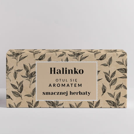Dzbanek i HERBATA NA PREZENT W PUDEKU z personalizacj