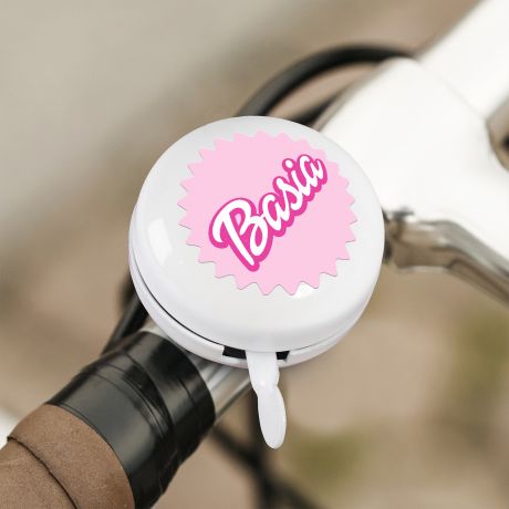 Dzwonek na rower dla dziewczynki Z IMIENIEM