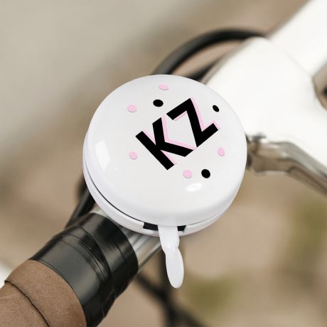 Dzwonek na rower Z INICJAAMI dla dziewczyny