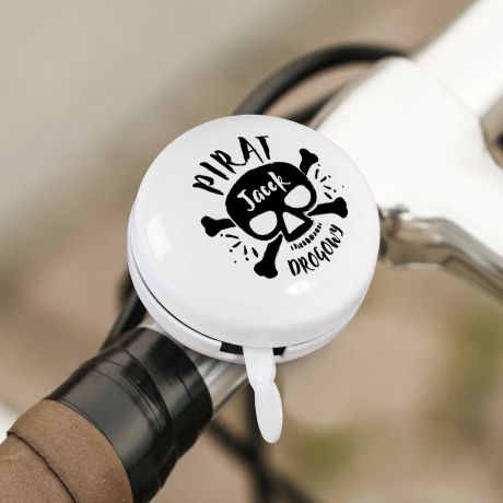 Dzwonek rowerowy z personalizacj PIRAT DROGOWY prezent dla nastolatka